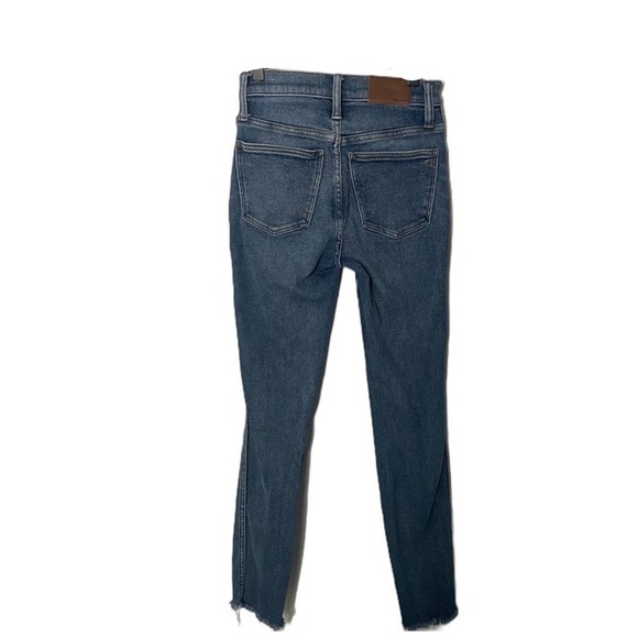 Madewell 10” High Rise Skinny Jeans Medium Wash Blue 23 - Picture 2 of 8